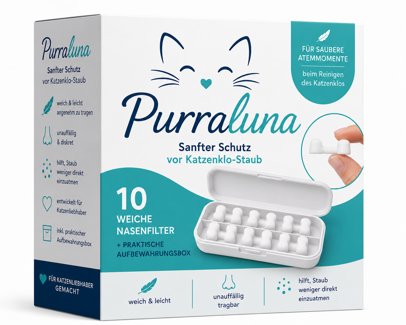 Purraluna Starter-Set Verpackung mit Aufbewahrungsbox